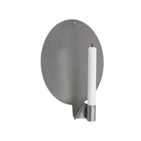 ORNAMENT CANDLE HOLDER | STAINLESS STEEL | ROUND